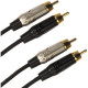 JUST/4RCA-1 Cavo 2x Spina Phono RCA / 2x Spina Phono RCA 1 mt