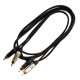 JUST/4RCA-3 Cavo 2x Spina Phono RCA / 2x Spina Phono RCA 3 mt