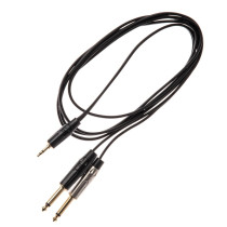 JUST/J352J-3 Cavo Minijack 3.5 TRS Stereo / 2x Jack 6.3 TS Mono 3 mt