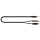 JUST/J352RCA-5 Cavo Minijack 3.5 TRS Stereo / 2x Spina Phono RCA 5 mt