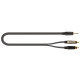 JUST/J352RCA-5 Cavo Minijack 3.5 TRS Stereo / 2x Spina Phono RCA 5 mt