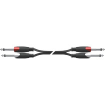 SX/275-2K Cavo 2x Jack 6.3 TS Mono / 2x Jack 6.3 TS Mono 2 mt