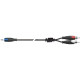 SX/40-3K Minijack 3.5 TRS Stereo / 2x Spina Phono RCA 3 mt