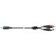 SX/40-3K Minijack 3.5 TRS Stereo / 2x Spina Phono RCA 3 mt