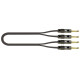 ITST/KEY-1 Cavo 2x Jack 6.3 TS Mono / 2x Jack 6.3 TS Mono 1 mt