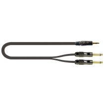 ITST/J352J-5 Cavo Minijack 3.5 TRS Stereo / 2x Jack 6.3 TS Mono 5 mt