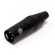 G/520 XLR Maschio Black