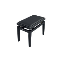 PB/100 BK S Panca in Legno Nero Satinato per Pianoforte