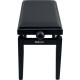 PB/100 BK S Panca in Legno Nero Satinato per Pianoforte