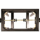 PB/100 BK L Panca in Legno Nero Lucido per Pianoforte