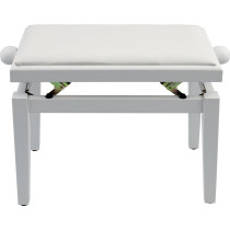 PB/100 WH S Panca in Legno Bianco Satinato per Pianoforte