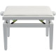 PB/100 WH S Panca in Legno Bianco Satinato per Pianoforte