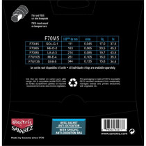F70M5 Corde Focus per Basso Elettrico 45-135, Set/5