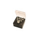 18APP28 Set Pin White, Black Inlay
