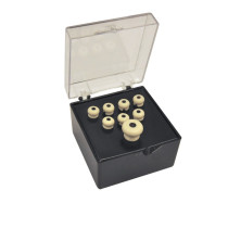 18APP60 Set Pin White, Tortoise Inlay