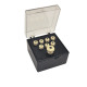 18APP60 Set Pin White, Tortoise Inlay