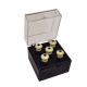18APPBI Set Pin, White, Inlay Black, Basso