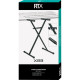 X83 Stand a X Compatto per Tastiera Junior Telaio Singolo Nero