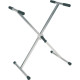 RX20-T Stand a X per Tastiera pesante Telaio Singolo Ball Lock Titanio