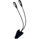 LP2L 2 lampade a Clip Flessibile per Leggio (4 led)