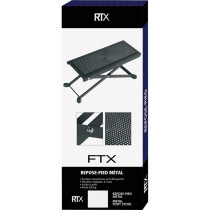 FTX Poggia Piede per Chitarra Classica Metallo Nero