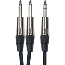 K05-3 Cavo Segnale 2x Jack Mono/Jack Stereo 3 m