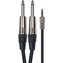 K07M-3 Cavo Segnale 2x Jack Mono/Mini Jack Stereo 3 m