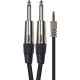 K07M-3 Cavo Segnale 2x Jack Mono/Mini Jack Stereo 3 m