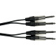 K08-3 Cavo Segnale 2x Jack Mono/2x Jack Mono 3 m