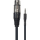 K12-3 Cavo Segnale XLR Femmina/Mini Jack TRS 3 m