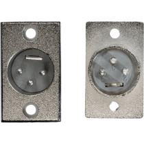 XLR03 Prese XLR Maschio 2 Pcs