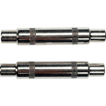 AD01 Adattatore Jack/Jack Mono Femmina 2 Pcs