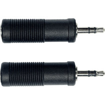 AD06 Adattatore Mini Jack TRS Maschio/Jack TRS Femmina 2 Pcs