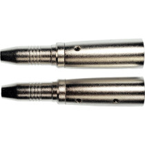 AD24 Adattatore Jack TRS Femmina/XLR Maschio 2 Pcs