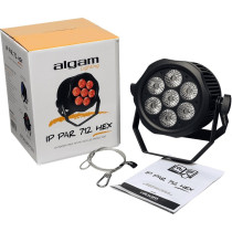 IP-PAR-712-HEX Par Led 7x12W RGBWA+UV IP65