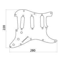 EZ1100T Battipenna 3 Strati Stratocaster® Style Tartarugato
