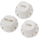 EZ1215W Manopole di regolazione Stratocaster® Style Bianche 3 Pcs