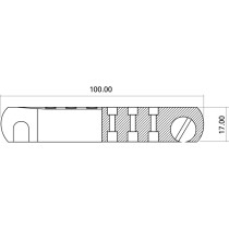 EZ1295C Cordiera Stopbar Les Paul® Style Cromata