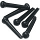 EZ1410B Pin Ponte Chitarra Acustica Neri 6 Pcs