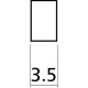 EZ1452 Capotasto Plastica Chitarra Elettrica Avorio