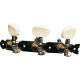 EZ1768N Meccaniche Chitarra Acustica 1+1 Ottone Cromato 2 Pcs