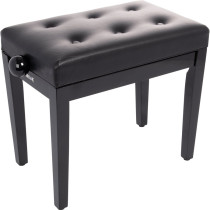 PB/105 BK L Panca in Legno Nero Lucido per Pianoforte