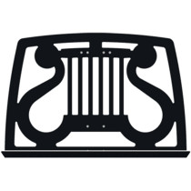 N1170 Leggio da Orchestra Stilizzato Lira