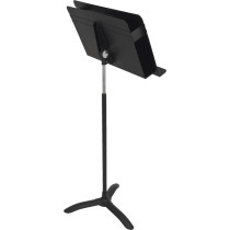 4901 Leggio da Orchestra Nero con Porta Accessori per Direzione