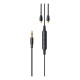 RMCE-UNI Cavo minijack con microfono per auricolari Android, iOS