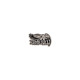 4028 Eagle All Silver Enamel Pin