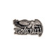 4028 Eagle All Silver Enamel Pin