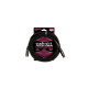 6392 Cavo Microfonico Braided nero 6 m