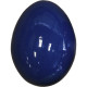 SHAK-11-BLEU Shaker in plastica a forma di Uovo - Blu