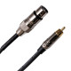 ITST/FRCA-1 Cavo Cannon XLR Femmina / Spina Phono RCA 1 mt